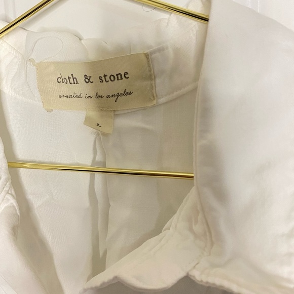 White long sleeve shirt/ button up shirt - Picture 6 of 7